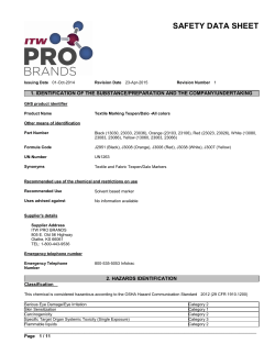 TexPen&reg; MSDS