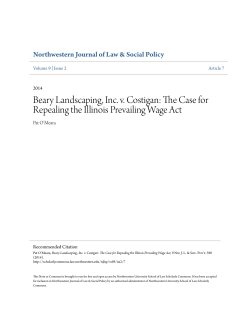 Beary Landscaping, Inc. v. Costigan