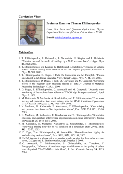 Full Curriculum Vitae