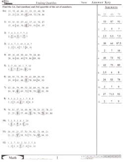 Answer Key ------ ------ Math