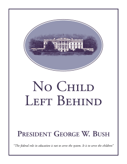 No Child Left Behind