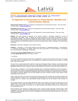 An Approach to the Concept of a Virtual Border