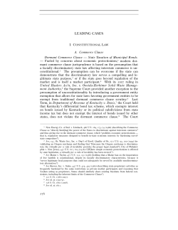 leading cases - Harvard Law Review