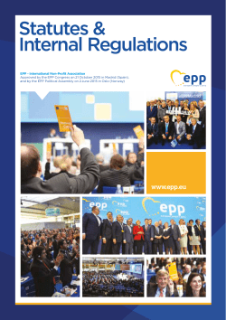 EPP Statutes
