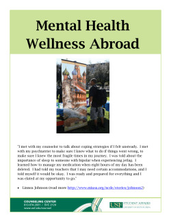 Mental Health Wellness Abroad - USF Education Abroad