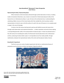 How Brunelleschi "Discovered" Linear Perspective