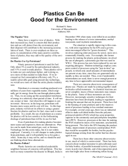 Plastics Good for Env. MS