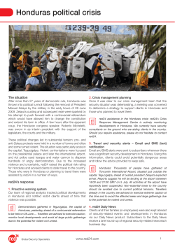 Honduras political crisis