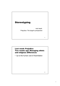 Stereotyping