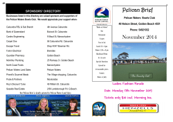 Pelican Brief November 2014