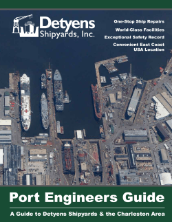 Port Engineers Guide - Detyens Shipyards, Inc.