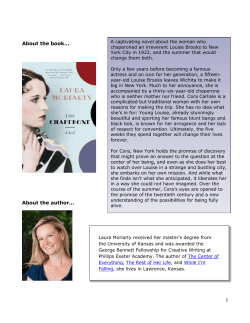 Guide: Book clubs to go : The Chaperone.