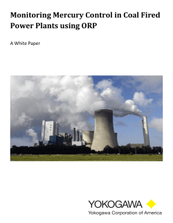 Application of ORP Sensors