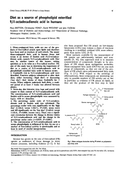 Diet as a source of phospholipid esterified 9,11