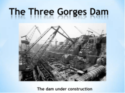 The Three Gorges Dam