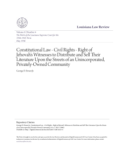 Constitutional Law - Civil Rights