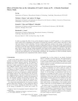 Effect of Particle Size on the Adsorption of O and S Atoms on Pt: A