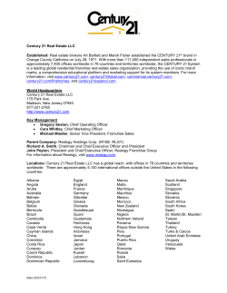 Corporate Fact Sheet