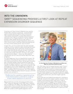 SMRT&reg; Sequencing Provides a First Look at Repeat Expansion