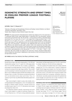 FULL TEXT - Biology of Sport