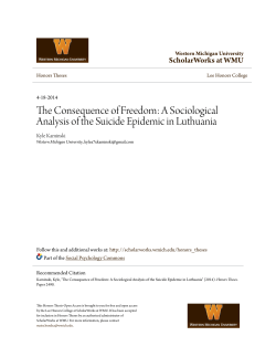 The Consequence of Freedom - ScholarWorks at WMU