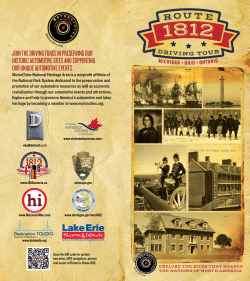 Route 1812 Driving Tour Brochure