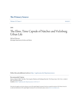 The Elms: Time Capsule of Natchez and Vicksburg Urban Life