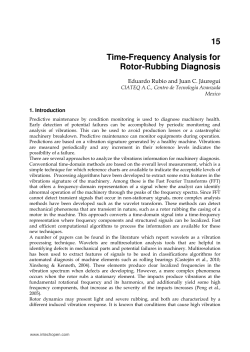 15 Time-Frequency Analysis for Rotor-Rubbing
