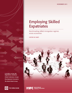 Employing Skilled Expatriates - Investing Across Borders