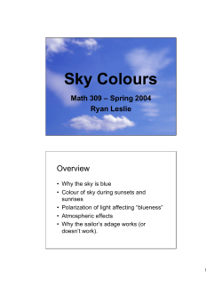 Sky Colours