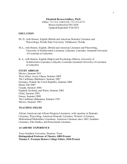 Elizabeth Brown-Guillory - Texas Southern University