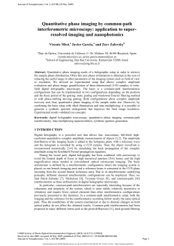 Quantitative phase imaging by common