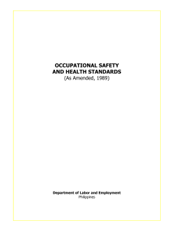 occupational safety and health standards