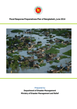 Flood Response Preparedness Plan of Bangladesh
