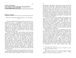 Crisis in Little Rock