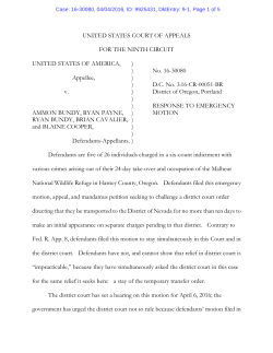 UNITED STATES COURT OF APPEALS FOR THE NINTH CIRCUIT