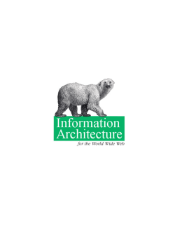 O`Reilly - Information Architecture For The World Wide Web