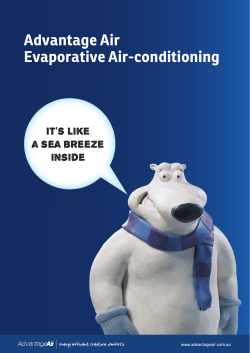 Advantage Air Evaporative Air-conditioning