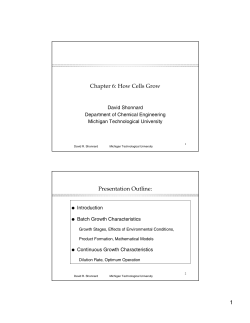 Chapter 6 How Cells Grow - What is pages.mtu.edu?