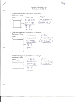Review 8.1 - 8.3 Answer Key - Derry Area School District