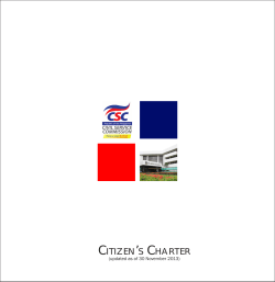 citizen`s charter - Civil Service Commission