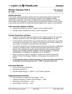 Teacher Notes PDF - TI Education