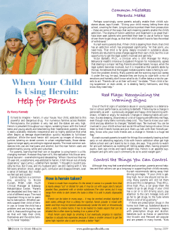 Help for Parents - Pittsburgh Mercy Health System