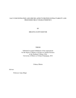 salt concentration and species affects protein