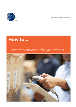 How to create a barcode for your cases