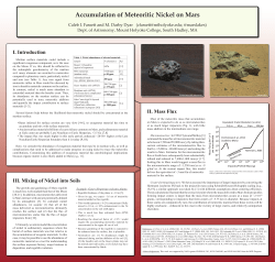 I. Introduction II. Mass Flux III. Mixing of Nickel into Soils