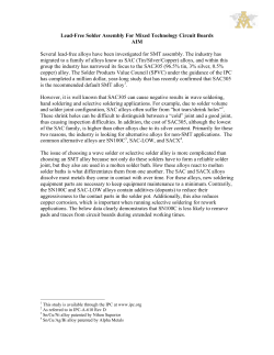 Lead-Free For Mixed Technology Circuit Boards