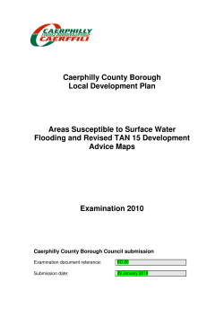 Areas Susceptible to Surface Water Flooding and Revised TAN 15