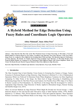 A Hybrid Method for Edge Detection Using Fuzzy Rules and