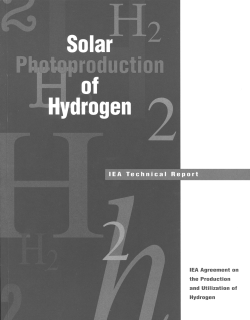Solar Photoproduction of Hydrogen